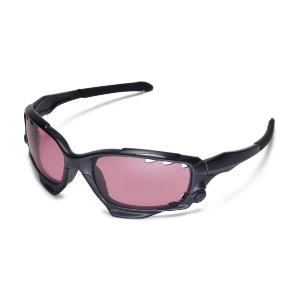 Walleva Pink Replacement Vented Lenses for Oakley Jawbone Sunglasses